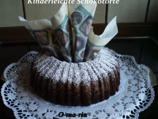 Kuchen  Kinderleichte Schokotorte - Rezept - Bild Nr. 2