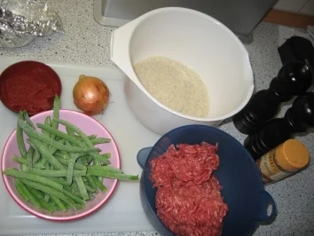 Lobia Polo - persisch - Rezept