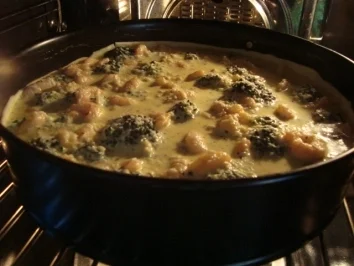 Hauptgericht - Fisch - Meeresfrüchte - Broccolitorte mit Garnelen - Rezept - Bild Nr. 2