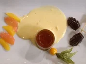 Kaffeepudding mit Sabayon, dazu Schoko-Meersalz-Lollies - Rezept