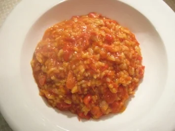Rezept: Rotes Paprika-Risotto Rotes Paprika-Risotto - Rezept