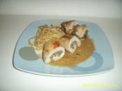 Putenröllchen mit Pesto - Füllung - Rezept