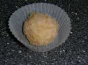 Weisse Schokoladenkugeln mit Orangen und Kokos - Rezept