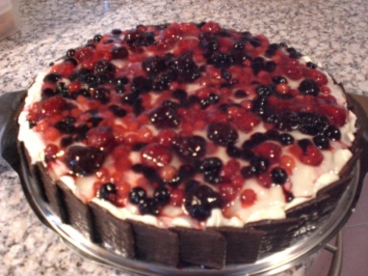 * Kuchen * Buttercrem Torte mit Früchten - Rezept Gesendet von mathea ...