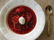 OMA     BERTA s  Borschtsch    mal etwas anders   Oma war Köchin in Sibir. Vertriebenen LAGER - Rezept