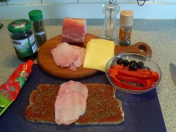 Rezept: Kassler-rum-weg-Toast Kassler-rum-weg-Toast - Rezept