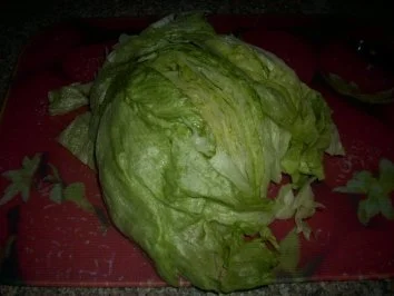 Rezept: Ananas-Kiwi-Eisbergsalat mit Ingwersose Bild Nr. 3 Ananas-Kiwi-Eisbergsalat mit Ingwersose - Rezept - Bild Nr. 3