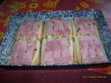 Rezept: spargeltoast vom blech spargeltoast vom blech - Rezept