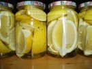 Zitronen süß eingelegt - Rezept