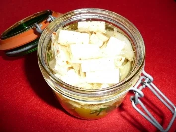 Feta pikant eingelegt - Rezept - Bild Nr. 2
