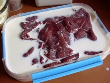 Hauptgericht~Leber mit Zwiebelringe und Kartoffelbrei - Rezept - Bild Nr. 8