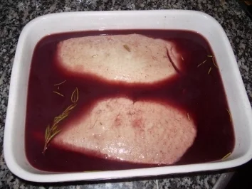 Entenbrustfilet in Rotwein-Whisky-Sosse mit Schokolande - Rezept