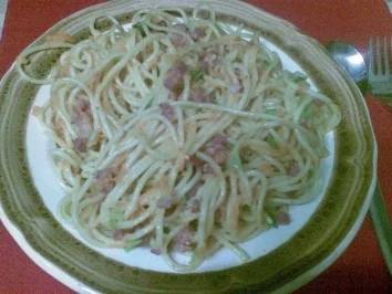 Gemüsespaghetti einfach , schnell und lecker - Rezept