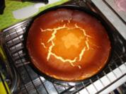 Käsetorte ohne Boden - Rezept