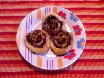 turboschnelle  Nutella Schnecken - Rezept