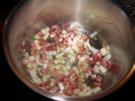 Blattspinat mit Speck - Rezept