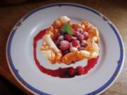 Strudeltulpe mit Himbeeren - Rezept