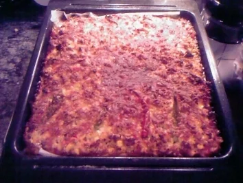 griechischer Fleischkuchen vom Blech - Rezept