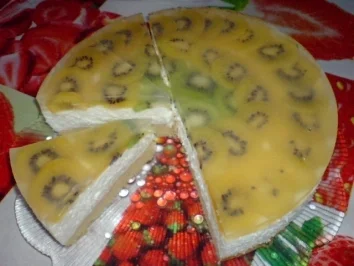 Kiwi-Quark-Torte - Rezept