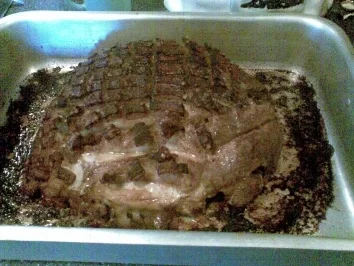 SCHINKENKRUSTENBRATEN - Rezept