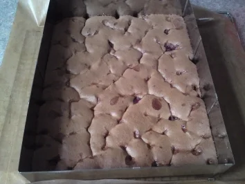 Schoko Kirsch Schnitten ´ne Art Donauwellen - Rezept