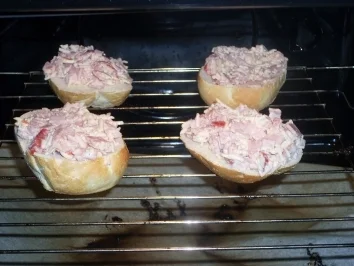 Rezept: Pizza - Brötchen Pizza - Brötchen - Rezept