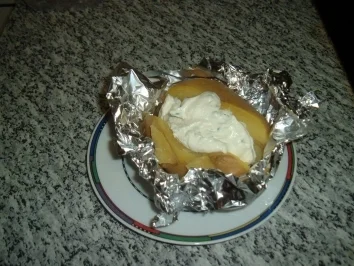 Backkartoffel mit Quarkcreme - Rezept