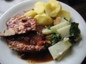 Jungschweinebraten mit Cranberrie /Rotweinsoße - Rezept
