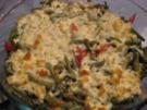 Bohnenauflauf auf Hack mit Käsehaube - Rezept