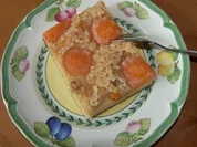 Apfel o. Aprikosen - Walnusskuchen / Becherkuchen - Rezept