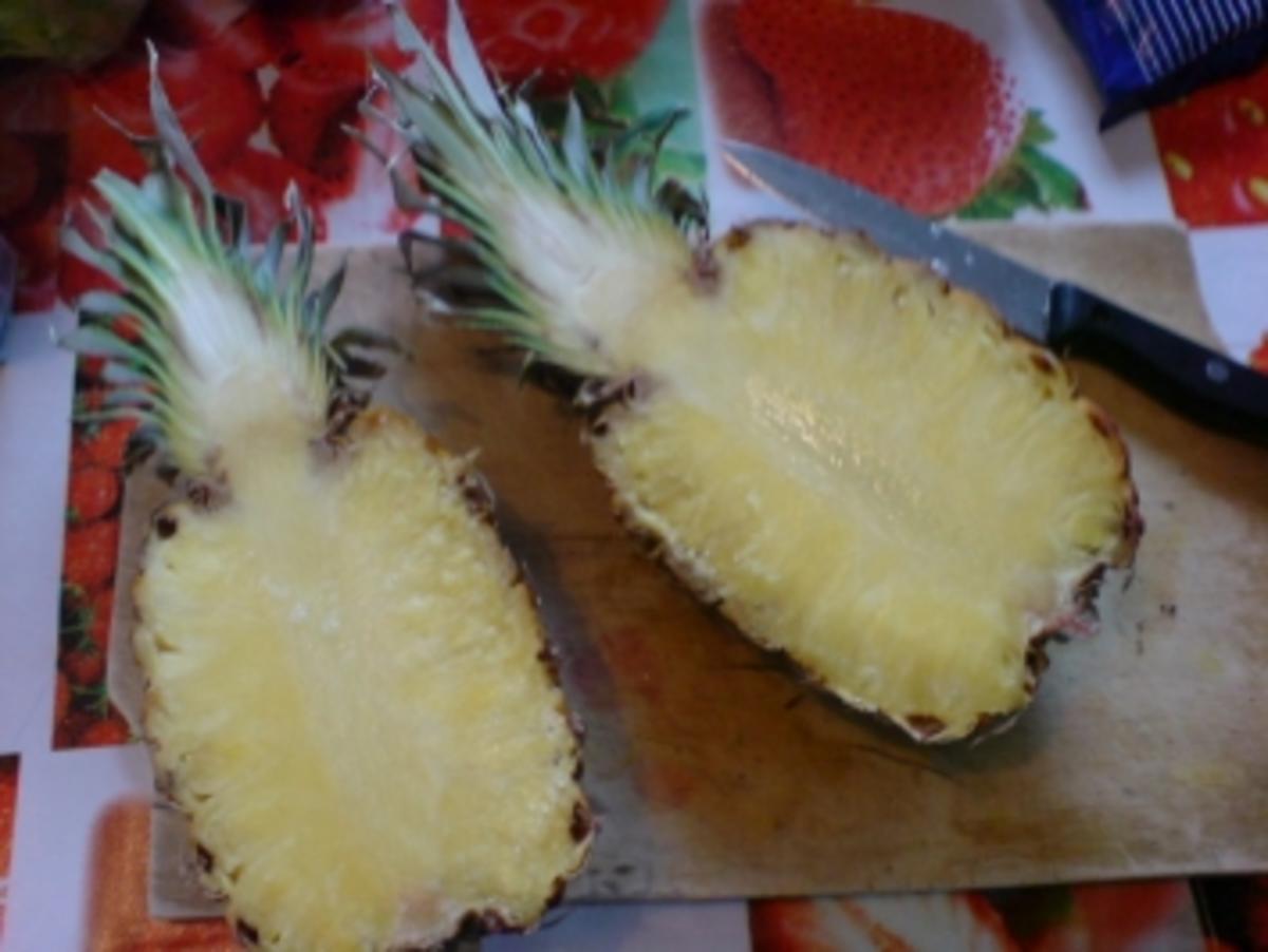 Gefüllte Ananas - Rezept