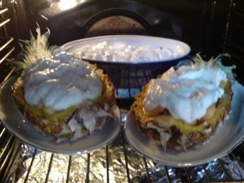 Gefüllte Ananas - Rezept