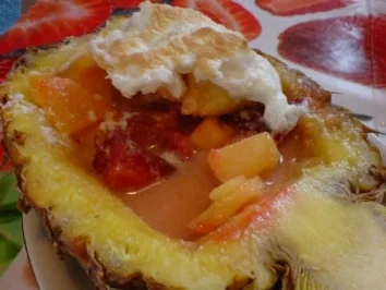 Gefüllte Ananas - Rezept