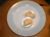 Gefüllte Eier mit Lachs und Krabben - Rezept