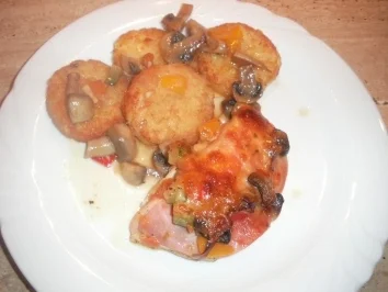 Rezept: Ofenschnitzel mit Gemüse Ofenschnitzel mit Gemüse - Rezept