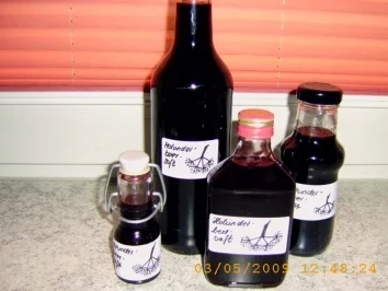 Holunderbeersaft - Rezept