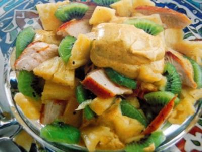Geflügelsalat mit Curry Majo - Rezept