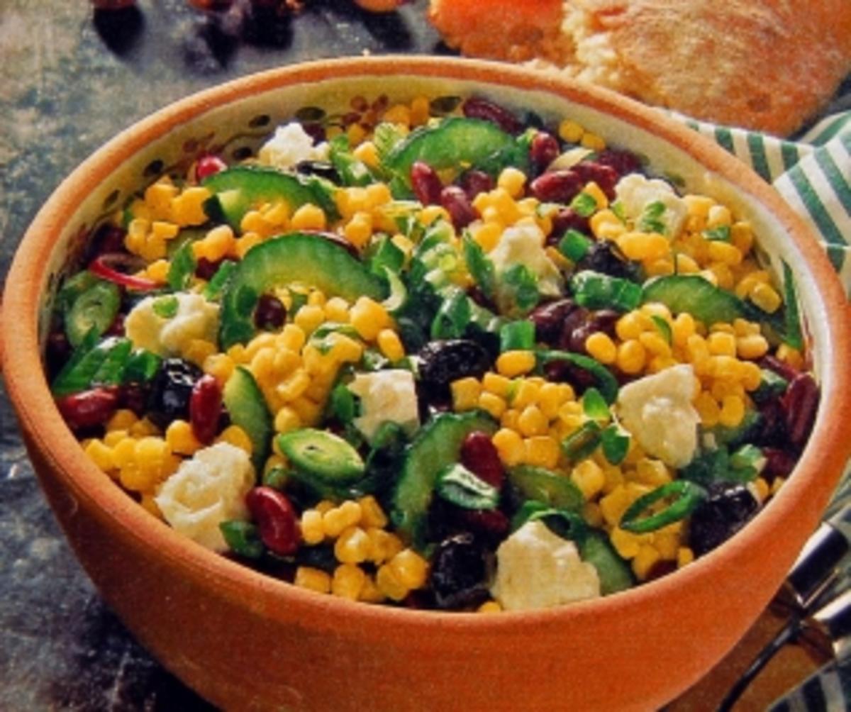 Mais Bohnen Salat - Rezept - Bild Nr. 2