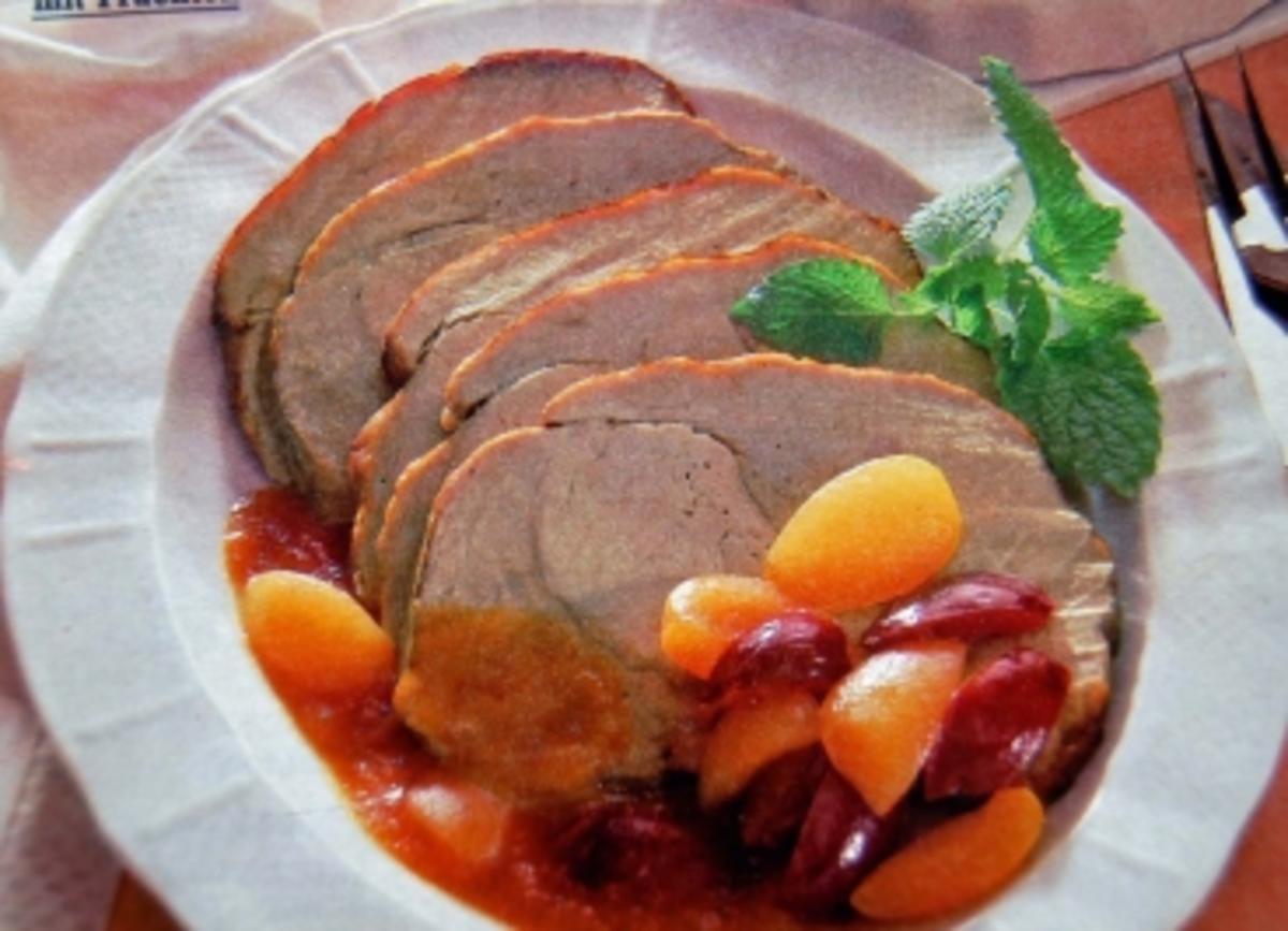 Schweinebraten mit Früchten - Rezept mit Bild - kochbar.de