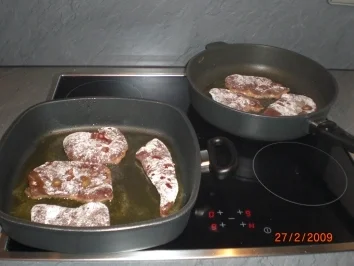 Rezept: Gebackene Leber mit Kartoffel-Selleriepüree Bild Nr. 3 Gebackene Leber mit Kartoffel-Selleriepüree - Rezept - Bild Nr. 3