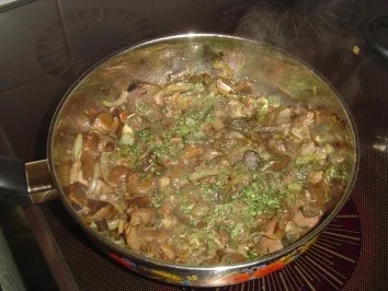 Geschmorte Maronen (Pilze) - Rezept