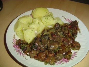 Geschmorte Maronen (Pilze) - Rezept
