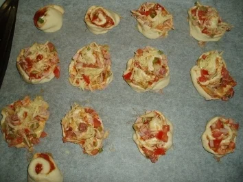 Pizzarollen - Rezept