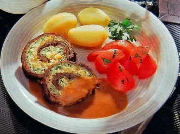 Riesenroulade mit Frischkäse Füllung - Rezept - Bild Nr. 2