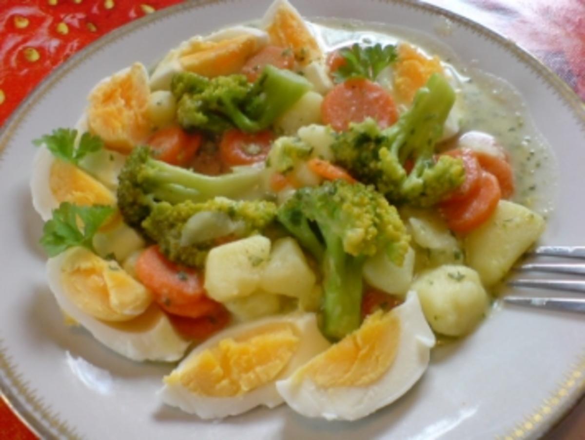 Raffiniertes Eier-Ragout mit Gemüse - Rezept - kochbar.de
