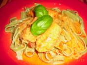 Fleischröllchen mit Tomaten - Mozarella - Füllung - Rezept