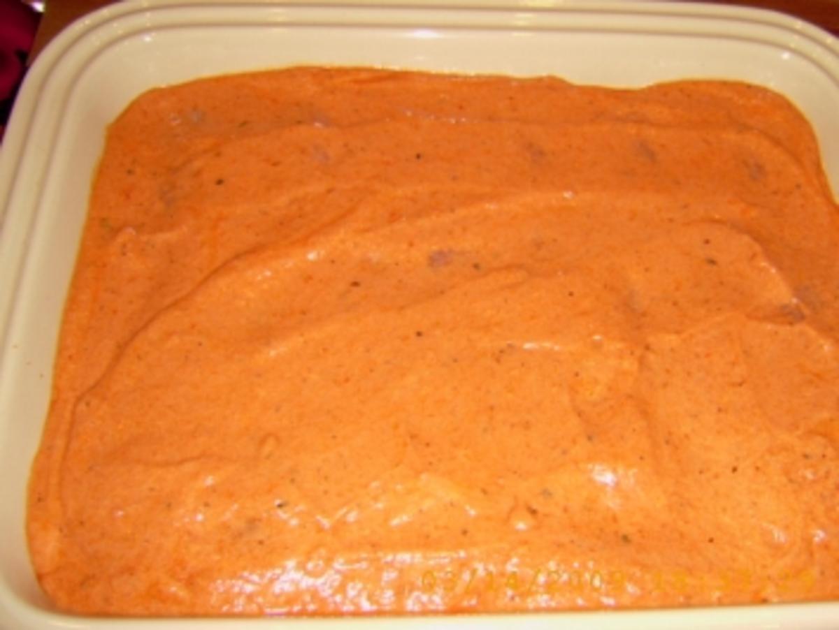 Fleischröllchen mit Tomaten - Mozarella - Füllung - Rezept