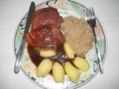 Kasslerbraten aus dem Bratschlauch, - Rezept