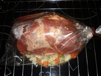 Kasslerbraten aus dem Bratschlauch, - Rezept - Bild Nr. 2