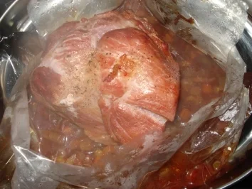 Kasslerbraten aus dem Bratschlauch, - Rezept - Bild Nr. 4